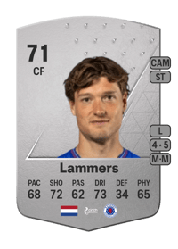 Sam Lammers Common 71 OVR