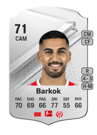 Aymen Barkok Rare 71 OVR
