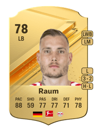 David Raum Rare 78 OVR