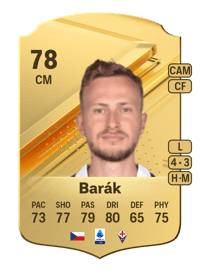 Antonín Barák Rare 78 OVR