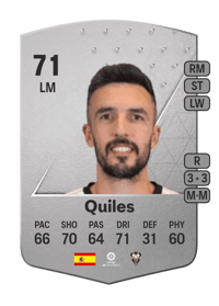 Quiles Common 71 OVR