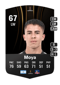Matías Moya CONMEBOL Libertadores 67 OVR