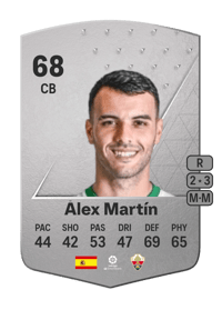 Álex Martín Common 68 OVR