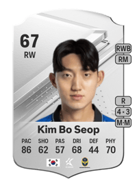 Kim Bo Seop Rare 67 OVR
