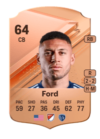 Kortne Ford Rare 64 OVR