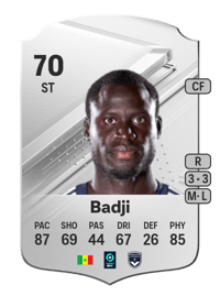 Aliou Badji Rare 70 OVR