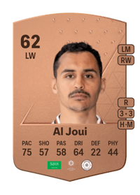 Abdullah Al Joui Common 62 OVR