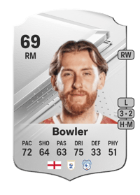 Josh Bowler Rare 69 OVR