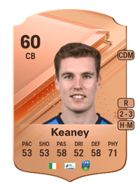 Jack Keaney Rare 60 OVR