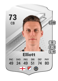 Jack Elliott Rare 73 OVR