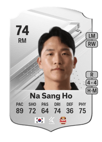 Na Sang Ho Rare 74 OVR