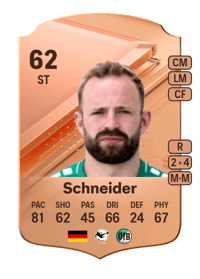Jan-Marc Schneider Rare 62 OVR