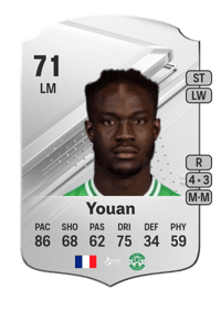 Élie Youan Rare 71 OVR