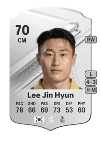 Lee Jin Hyun Rare 70 OVR