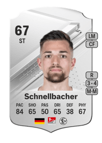 Luca Schnellbacher Rare 67 OVR