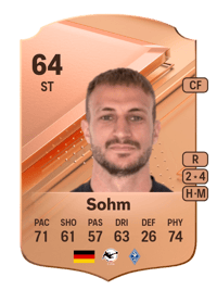 Pascal Sohm Rare 64 OVR