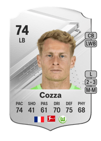 Nicolas Cozza Rare 74 OVR
