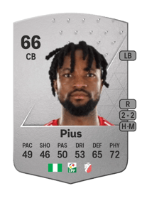 Júnior Pius Common 66 OVR