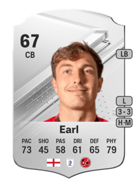 Josh Earl Rare 67 OVR
