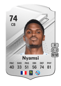 Gerzino Nyamsi Rare 74 OVR