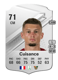 Michaël Cuisance Rare 71 OVR