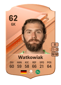Lukas Watkowiak Rare 62 OVR