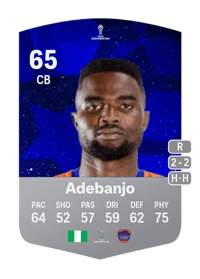 Jacob Adebanjo CONMEBOL Sudamericana 65 OVR