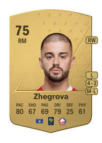 Edon Zhegrova Common 75 OVR