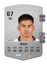 Gonzalo Asís Common 67 OVR