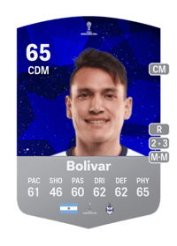 Agustín Bolivar CONMEBOL Sudamericana 65 OVR