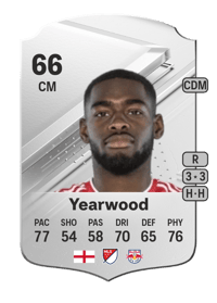 Dru Yearwood Rare 66 OVR