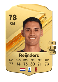 Tijjani Reijnders Rare 78 OVR