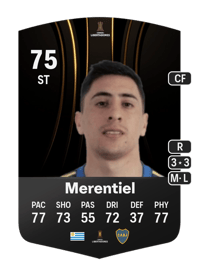 Miguel Ángel Merentiel CONMEBOL Libertadores 75 OVR