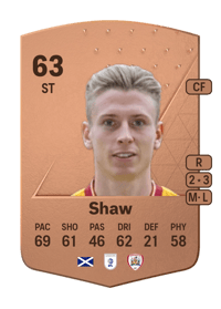Oli Shaw Common 63 OVR