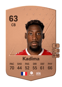 Rayan Kadima Common 63 OVR