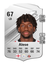 Ajibola Alese Rare 67 OVR