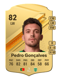 Pedro Gonçalves Rare 82 OVR