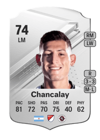 Tomás Chancalay Rare 74 OVR