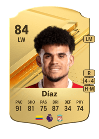 Luis Díaz Rare 84 OVR