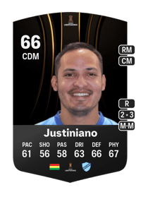 Leonel Justiniano CONMEBOL Libertadores 66 OVR