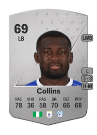 Jamilu Collins Common 69 OVR