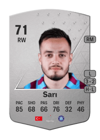 Yusuf Sarı Common 71 OVR