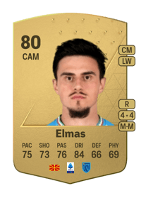 Eljif Elmas Common 80 OVR