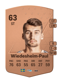 Rasmus Wiedesheim-Paul Common 63 OVR