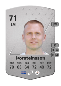 Jón Dagur Þorsteinsson Common 71 OVR