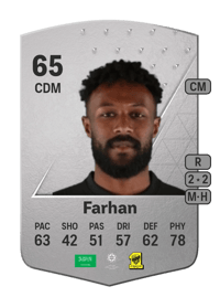 Sultan Farhan Common 65 OVR