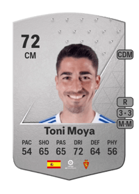 Toni Moya Common 72 OVR