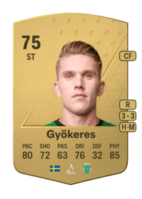Viktor Gyökeres Common 75 OVR