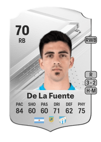 Hernán De La Fuente Rare 70 OVR