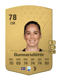 Sara Björk Gunnarsdóttir Common 78 OVR